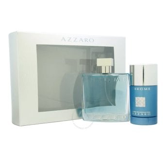 Azzaro Chrome 100Ml + Deo 75Ml Set