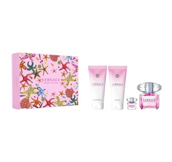 Versace Bright Crystal Edt 90Ml+5Ml+Sg+Bl