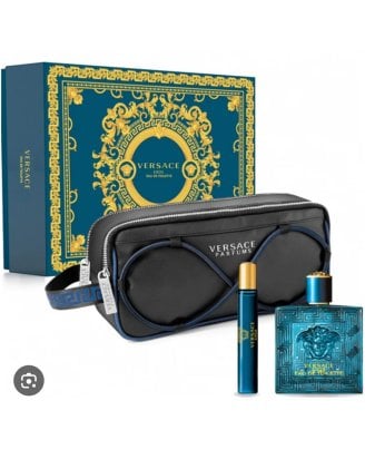 Versace Eros Men Edt 100Ml +10Ml+Bolso Set 