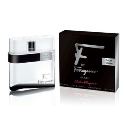 Salvatore Ferragamo F By Ferragamo Homme Black Edt 100Ml